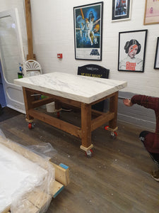 36" X 60" X 3" - Marble Candy Slab